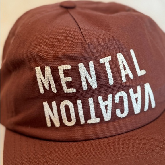 Brown Mental Vacation Cap - Picture 2 of 5
